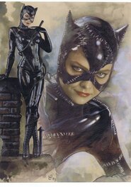 Fabrice Le Hénanff - Catwoman par Le Hénanff - Illustration originale