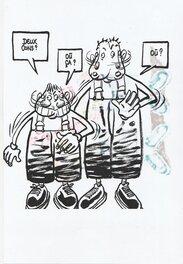 Recherche des personnages - encre de chine Recherche des personnages - encre de chine