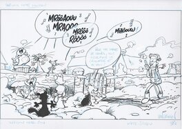 Ian Dairin - Katz - Noel 2011 - Spirou - Original Illustration