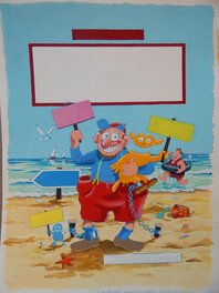 Willy Linthout - Originele cover: Urbanus kiest voor Koksijde 1994 - Original Cover