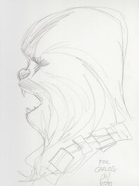 Phil Noto - Chewbacca. Star Wars. - Original art