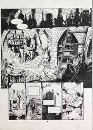 Stefano Carloni - Les savants tome 1 pl 18 - Planche originale