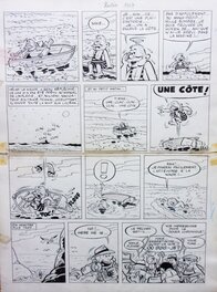Paul Deliège - Tournebride en vacances - Planche originale