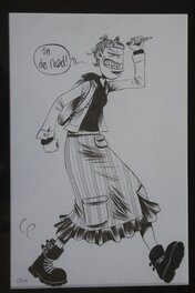 Cha - Cha par elle meme - Original Illustration