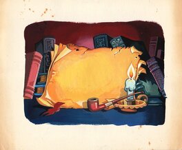Claude Marin - Illustration trés Disney - Original Illustration