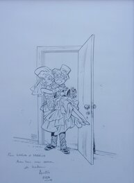 Pierre Tranchand - Illustration pour notre mariage - Illustration originale
