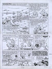 Simon Léturgie - Spirou Dream Team "Marcinelle blues" - Planche originale