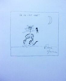 Le chat et l'oiseau