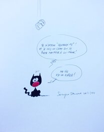 Un chat qui a la poisse