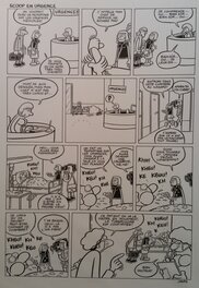 Éric Ivars - Scoop en urgence - Planche originale