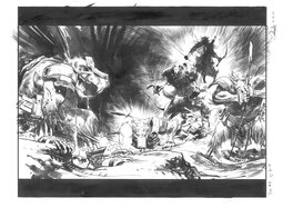 Sean Murphy - Murphy - Joe the Barbarian Vol 08 - Page 08-09 - Planche originale