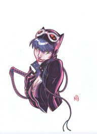 Nick Bradshaw - Catwoman par Bradshaw - Original Illustration