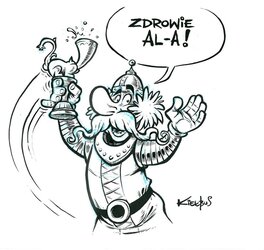 Slawomir Kiełbus - Mirmil - dedicace - Comic Strip