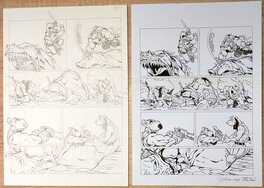 Pencil versus ink Pencil versus ink