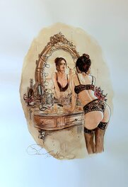 Paul Salomone - Salomone, Paul - Miroir miroir - Original Illustration