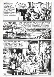 Maxime Roubinet - Kado petit prince de la brousse - épisode indéterminé, parution dans la revue Kébir, 1972/3 (SFPI) - Comic Strip