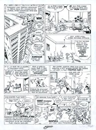 Simon Léturgie - 2011 - Spirou Dream Team, "Marcinelle blues" - Planche originale