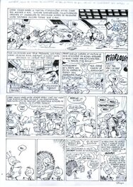 Simon Léturgie - 2011 - Spirou Dream Team, "Marcinelle blues" - Planche originale