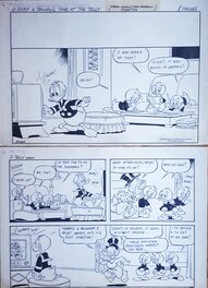 Vicar - Donald  Duck Scrooge Mc Duck - Planche originale