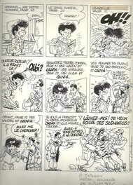 Laudec - Cedric  sommaire Spirou - Original Illustration