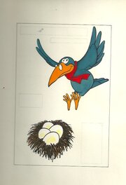 Clarke - Le corbeau - Original Illustration