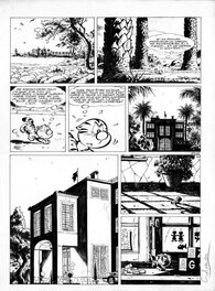 Stéphane Colman - 1994 - Billy the Cat, "L'été du secret" - Planche originale