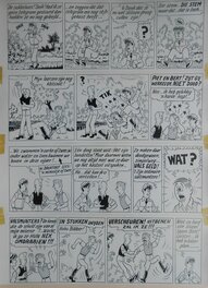 Pom - Piet Pienter en Bert Bibber - Planche originale