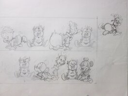 Claude Marin - Baby Disney - Original art