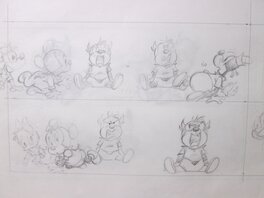 Claude Marin - Baby Disney - Original art