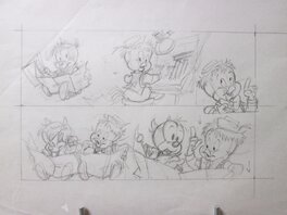 Claude Marin - Baby Disney - Original art