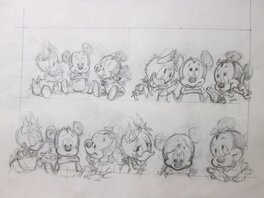 Claude Marin - Baby Disney - Original art