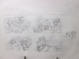 Claude Marin - Baby Disney - Original art