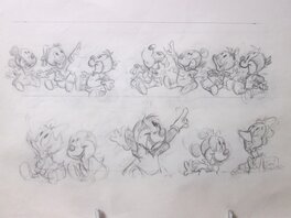 Claude Marin - Baby Disney - Original art