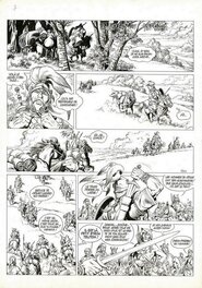 Jean-Yves Mitton - Vae Victis! ,"Yorc, le bateleur" - Planche originale