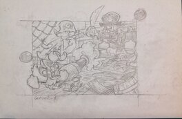 Marco Gervasio - Donald and Scrooge at Sea - Original Cover