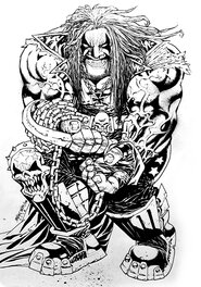 Filip Myszkowski - Tribute to Lobo - encre - Original art