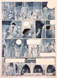 Luigi Critone - Je, François Villon - Tome 1 - Mais où sont les neiges d'antan ? - Planche originale