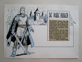 De rode ridder - aankondiging