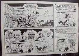 Raymond Macherot - Pantoufle - Planche originale