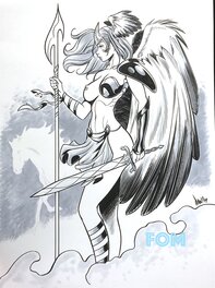 Dani Docampo - Valkyrie - Original Illustration