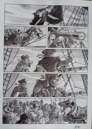 Sébastien Vastra - Jim Hawkins T2 - Sombres héros de la mer - Planche originale