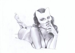Gwendolyn - Catwoman par Gwendolyn - Original Illustration