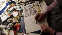 Dino Attanasio draws Johnny Goodbye (Photo: Robin Schouten, 2016) -2 Dino Attanasio draws Johnny Goodbye (Photo: Robin Schouten, 2016) -2