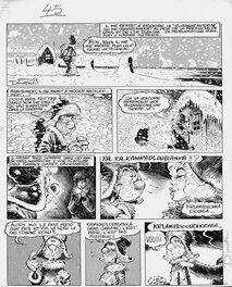 Planche originale - 1978 - Le Goulag