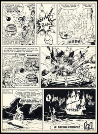 Cézard - 1972 - Planche de fin de l'histoire "Arthur et le bateau-fantôme" - Comic Strip