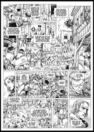 Théo - 2011 - Le Trône d'Argile, La Pucelle (T5): Planche 61 - Planche originale