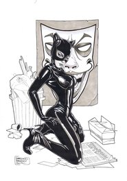 Sorgone et Arhkage - Catwoman - Illustration originale