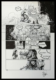 Benoit Dellac - Serpent Dieu - Les Larmes d'Odin - Planche 14 - Planche originale