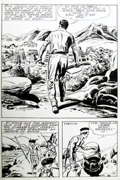 Santo D'Amico - Dan Panther, La reine des Lakanis - parution dans Chevalier Bayard n°7 (Mon journal) - Planche originale