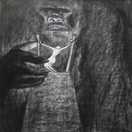 Christophe Blain - 2004 - King Kong : L'enlèvement - Illustration originale
